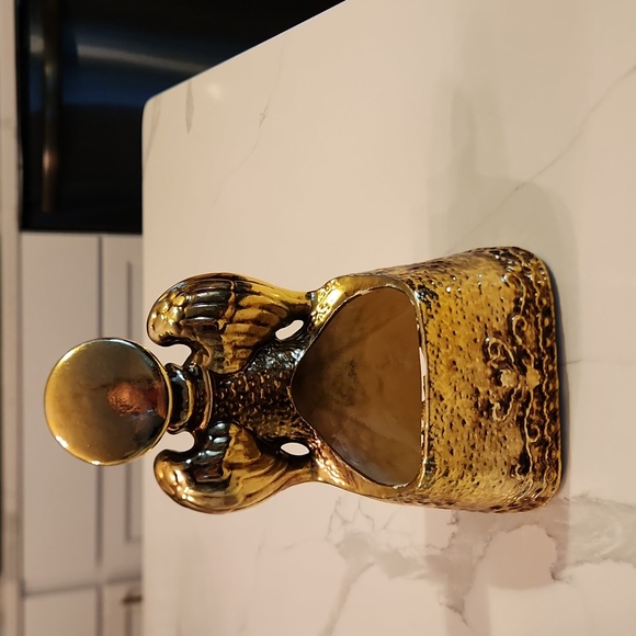 Napco Gold Angel Holder Japan National Potteries 7652 - Picture 4 of 9